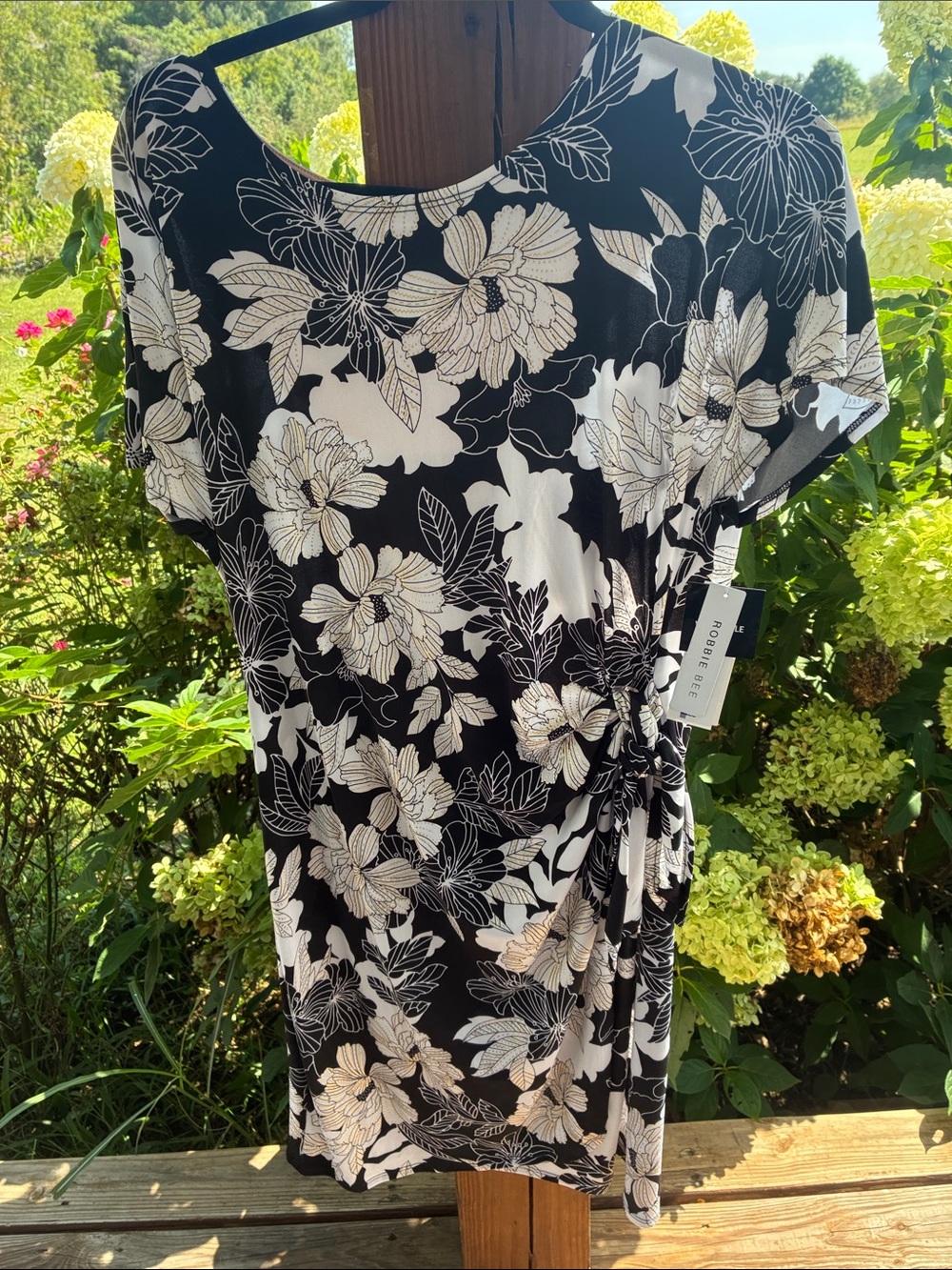 Robbie Bee PL Faux Wrap Dress PL